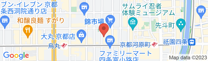 THE POCKET HOTEL(ザ・ポケットホテル)京都四条烏丸の地図