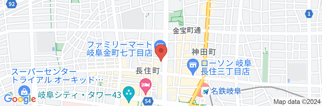 ホテルリブマックス岐阜駅前の地図