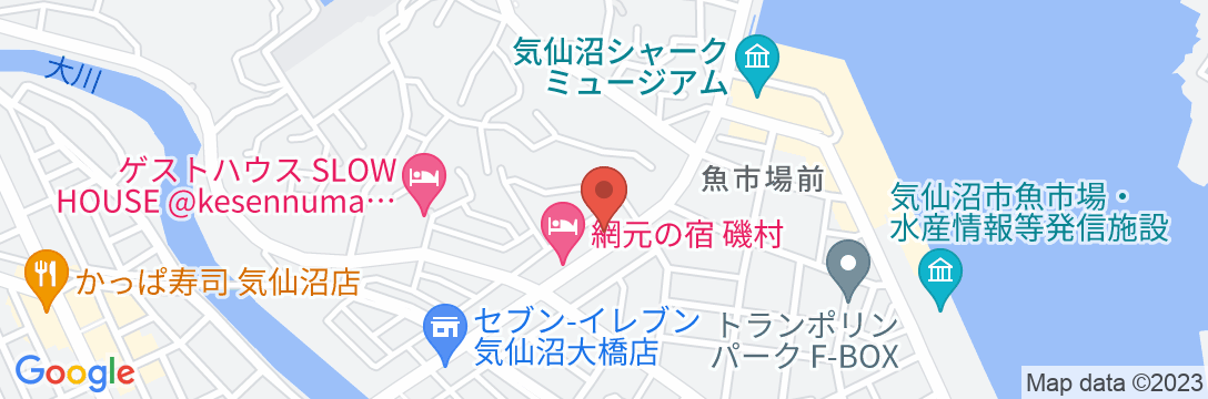網元の宿 磯村の地図