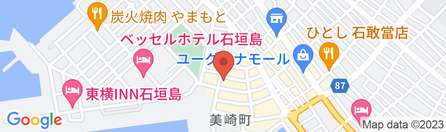 石垣ゲストハウスハイブ <石垣島>の地図
