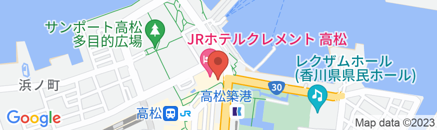 JRクレメントイン高松の地図