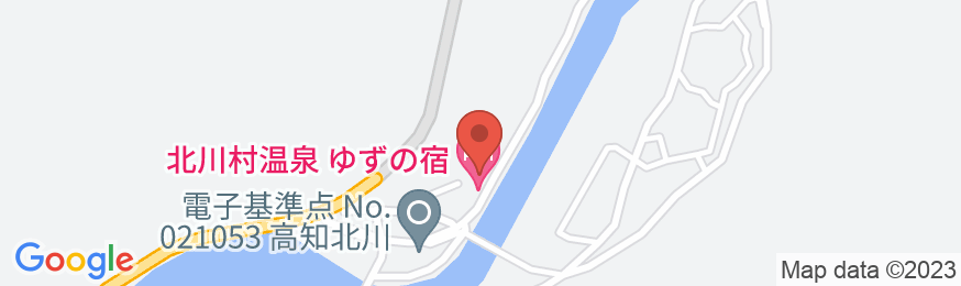 北川村温泉 ゆずの宿の地図