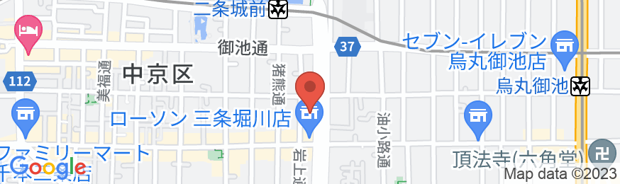 ザ エディスターホテル京都二条 Comic&Booksの地図