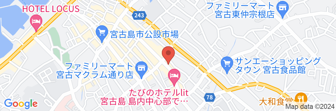 Hotel 385<宮古島>の地図