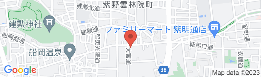正庵の地図
