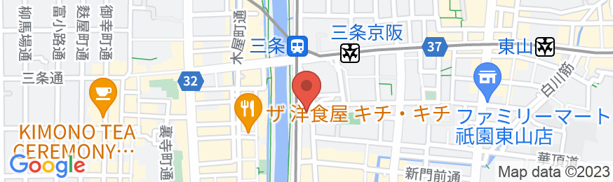 CAFETEL 京都三条 for Ladies(カフェテル)の地図