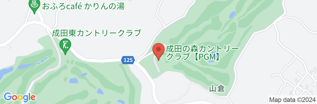 成田の森カントリークラブの地図
