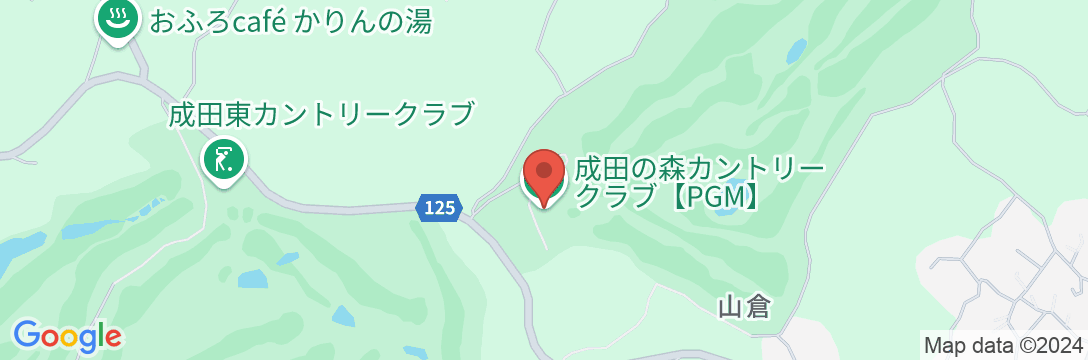 成田の森カントリークラブの地図