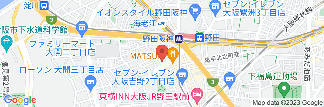GUESTHOUSE YOURSの地図