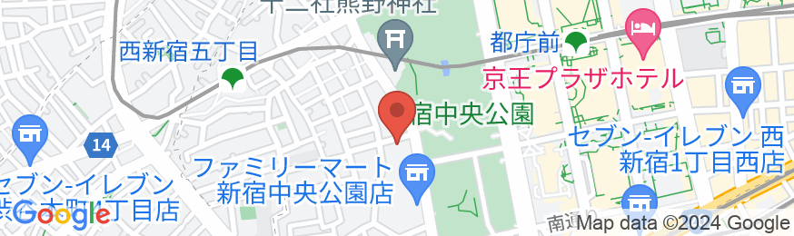 ザ ノット 東京新宿の地図