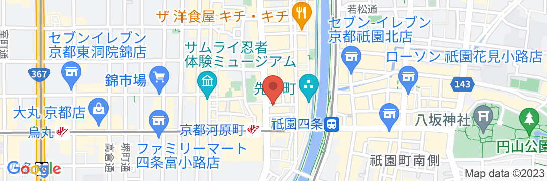 GLANSIT KYOTO KAWARAMACHI(グランジット 京都河原町)の地図