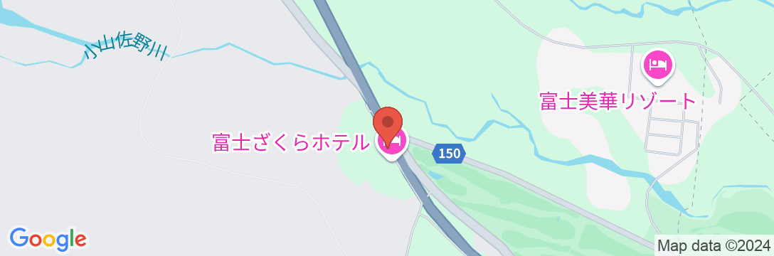 富士ざくらホテルの地図