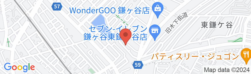 徳寿司旅館の地図