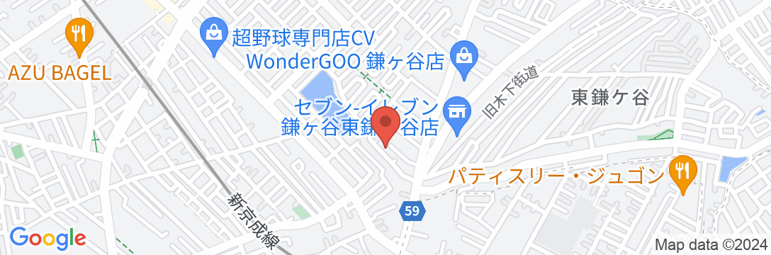 徳寿司旅館の地図