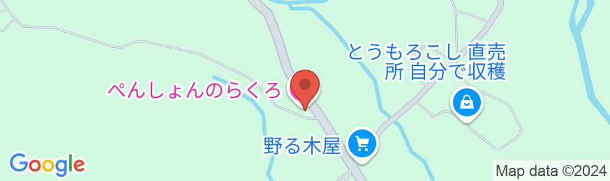 旅の宿 のらくろの地図