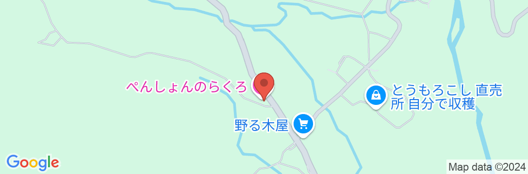 旅の宿 のらくろの地図