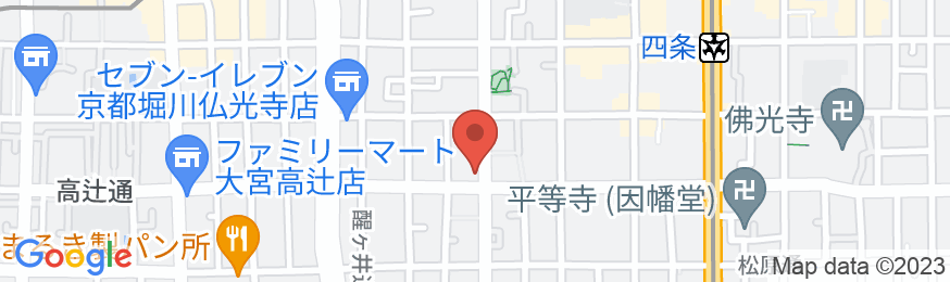 MIMARU京都 西洞院高辻の地図