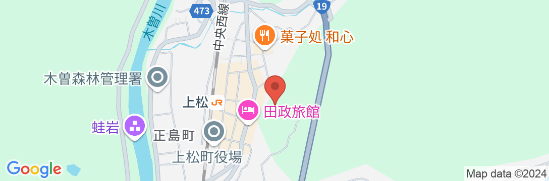 田政旅館の地図