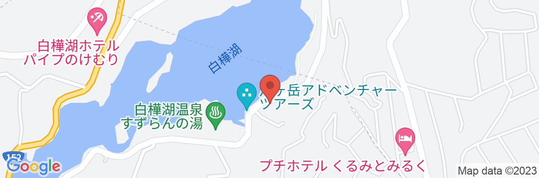 ホテル白樺湖榮園の地図