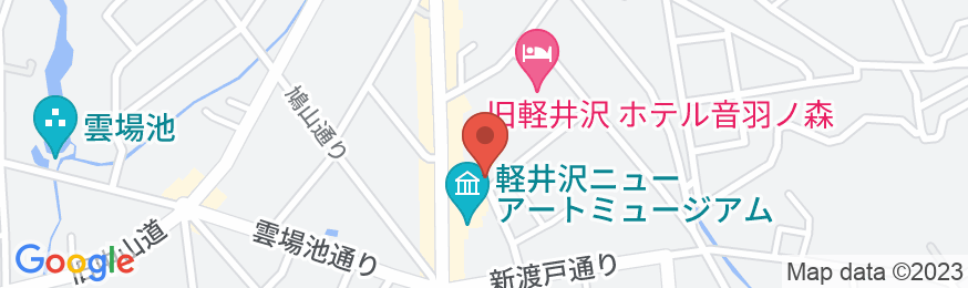 ホテル軽井沢エレガンスの地図