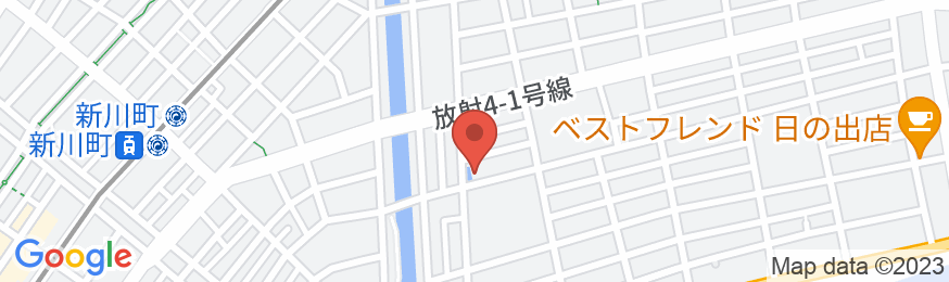 ファミリーロッジ旅籠屋・函館店の地図
