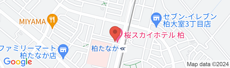 SAKURA SKY HOTEL(桜スカイホテル柏)の地図