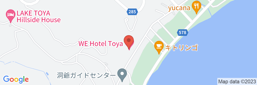 WE Hotel Toyaの地図