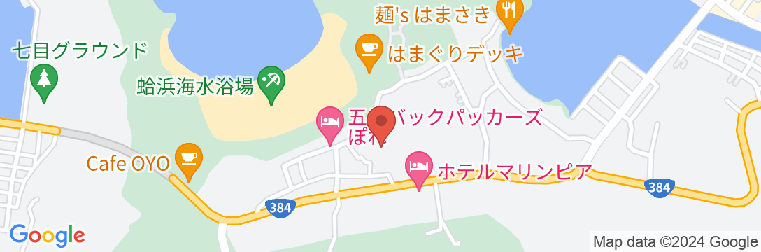 Hostel und kitchen GOTO BASE<五島・中通島>の地図
