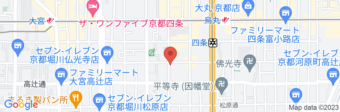 IMU HOTEL KYOTOの地図