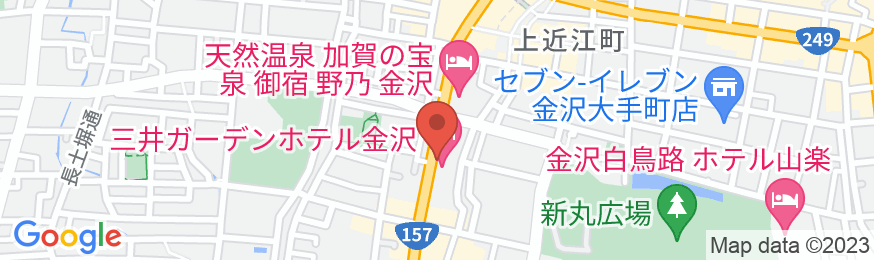 三井ガーデンホテル金沢の地図