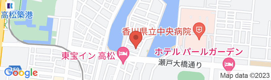 Alphabed 高松北浜EASTの地図