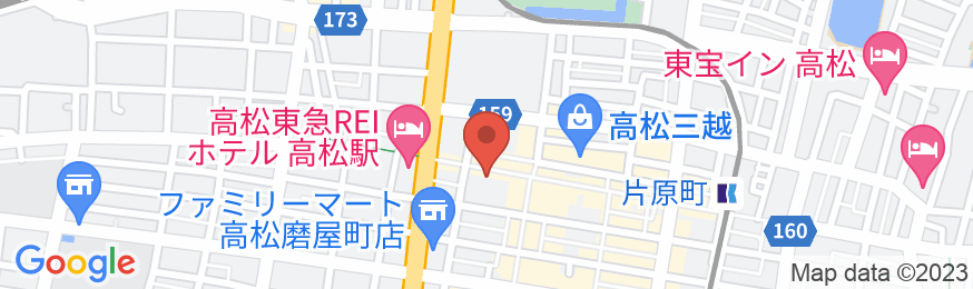 Alphabed 高松兵庫町の地図