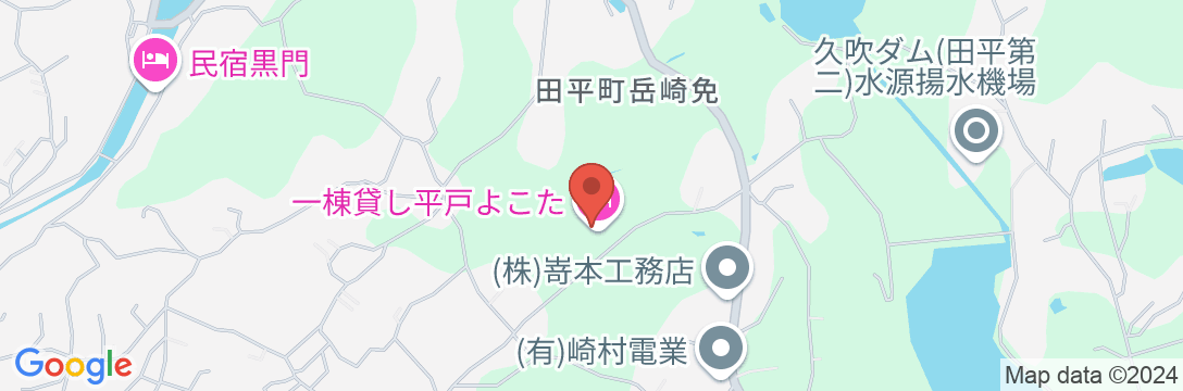 一棟貸し平戸よこたの地図