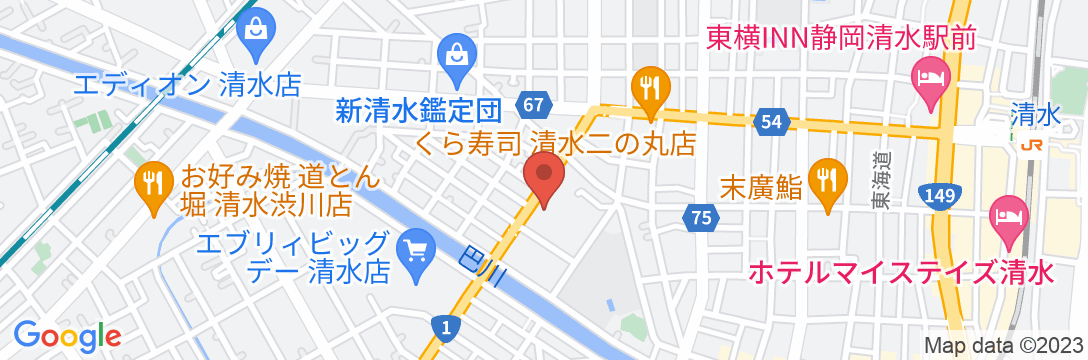 和風ビジネス旅館 三園の地図