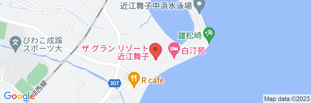 ザ グラン リゾート近江舞子の地図