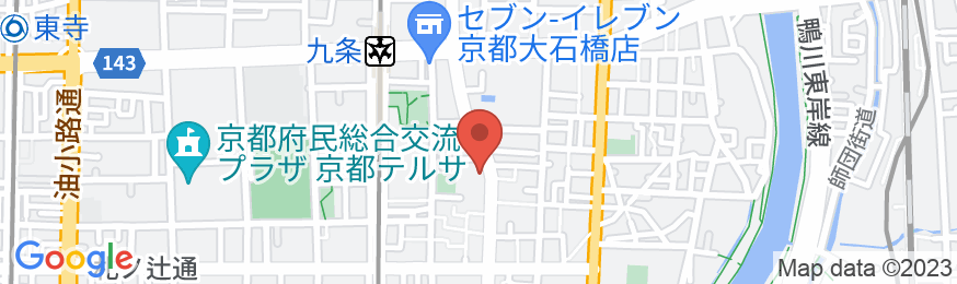 京都ゲストハウス OMOTENASHIの地図