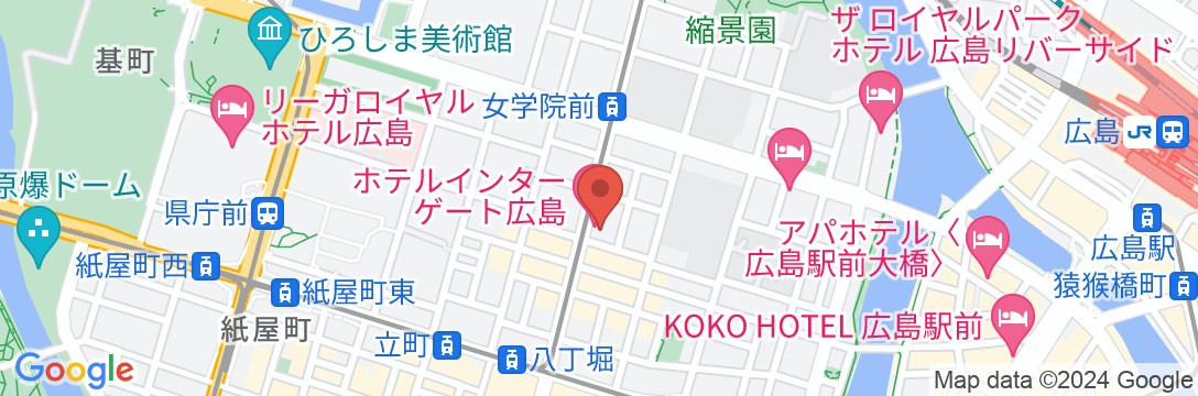 ホテルインターゲート広島の地図
