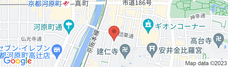 Rinn Gion Kenninji(鈴ホテル 祇園建仁寺)の地図