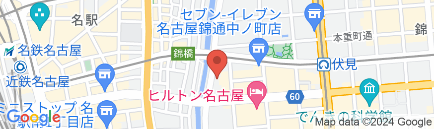 ホテルJALシティ名古屋 錦の地図