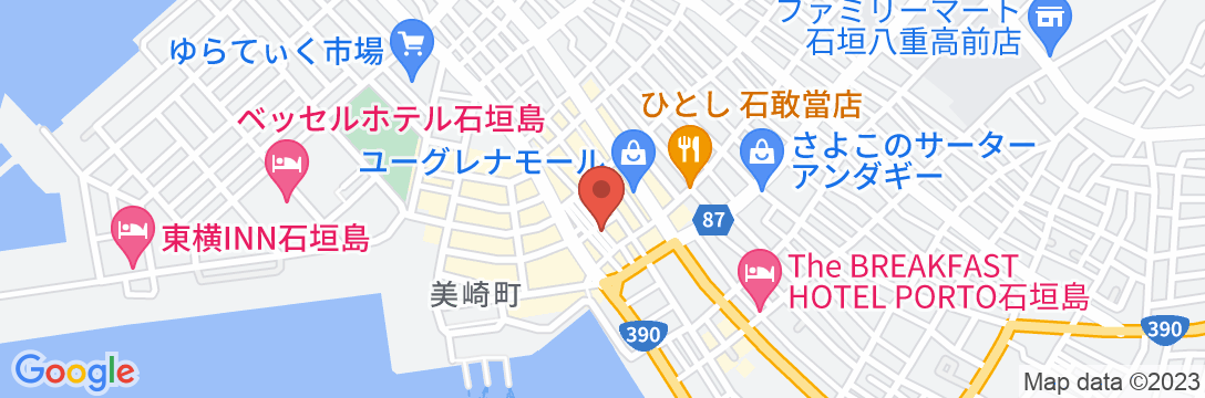 The BREAKFAST HOTEL MARCHE石垣島<石垣島>の地図