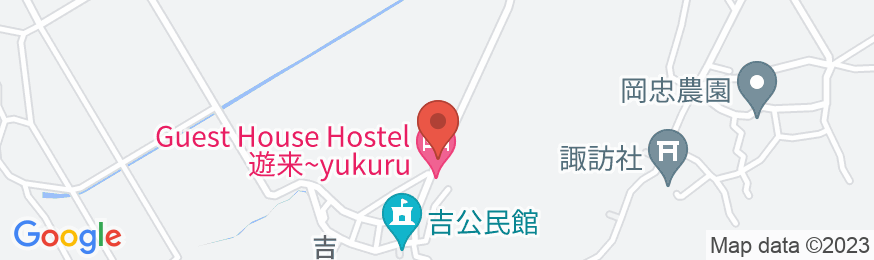 Guest House・Hostel 遊来～yukuruの地図