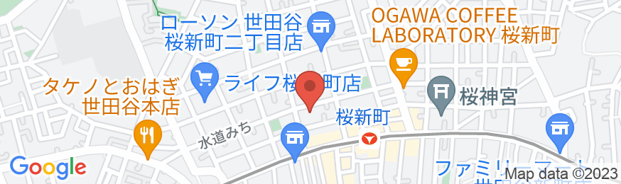 COZY INN Tokyo Sakura Townの地図