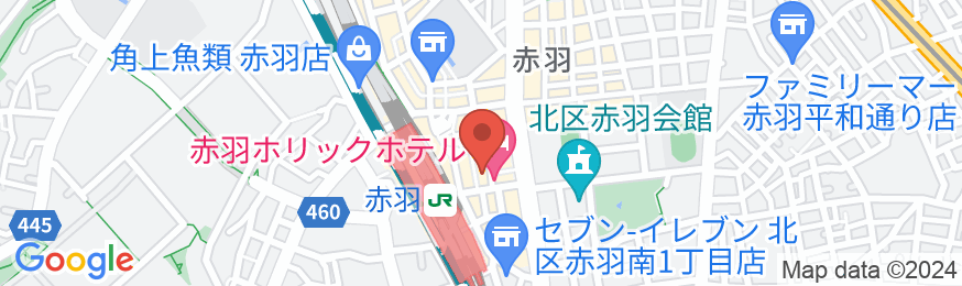 ホテルリブマックス赤羽駅前の地図