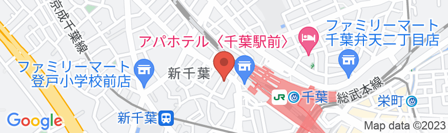 ホテルリブマックス千葉駅前の地図