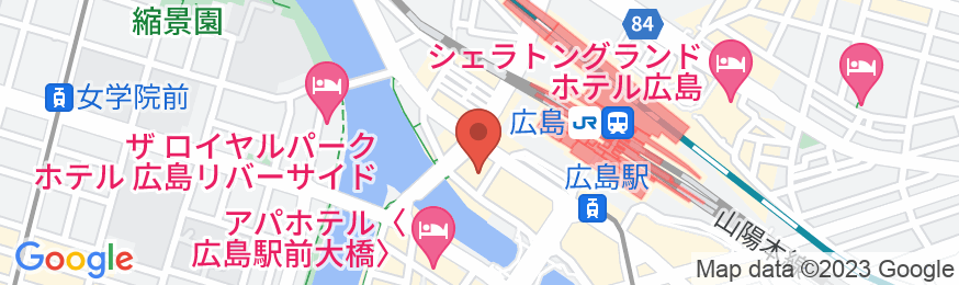 広島のお宿の地図