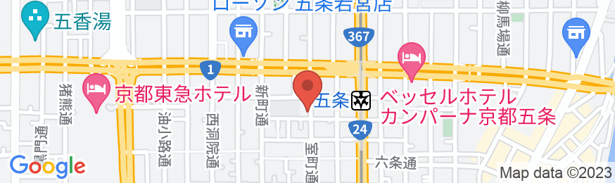 京町家のやど 室町 別邸の地図