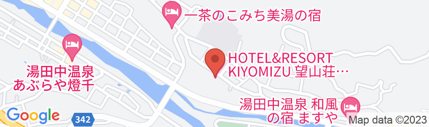ホテル&リゾート きよみず 望山荘の地図