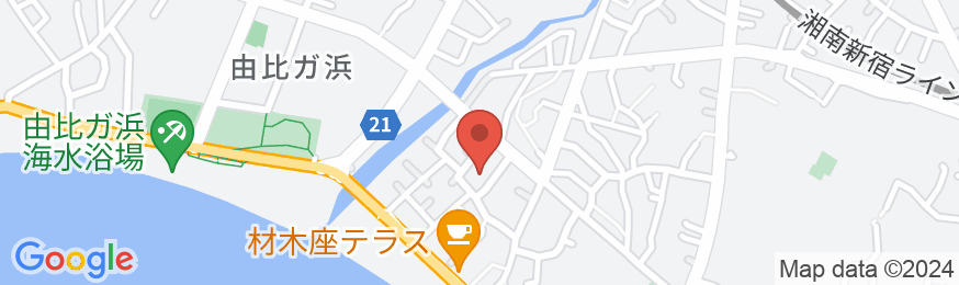 KIYAZA鎌倉RESORTの地図