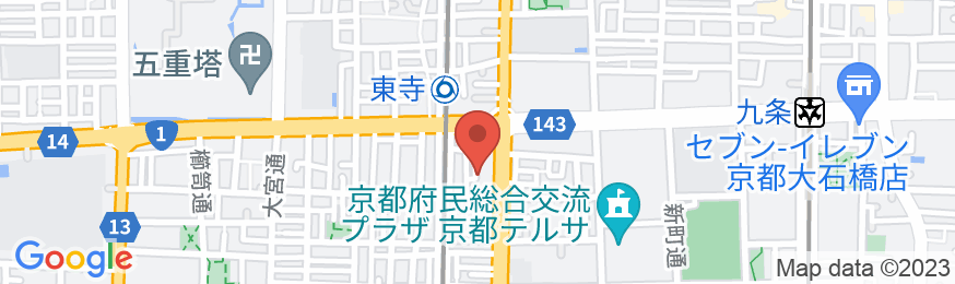 Stay SAKURA 京都 東寺町屋の地図