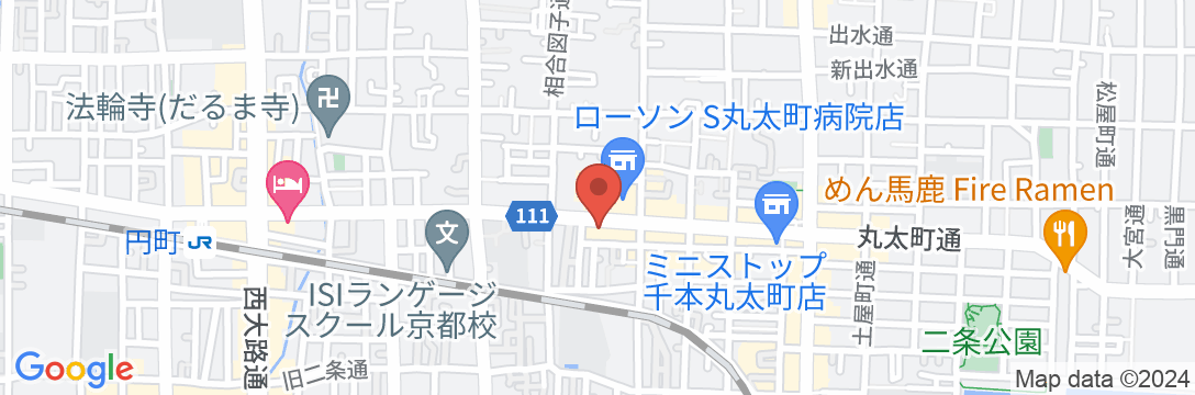 Stay SAKURA 京都 二条四季の地図